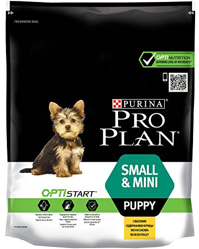Pro Plan Purina Comida Seco para Cachorros Pequeños y Mini con Optistart, Sabor Pollo - 700 g