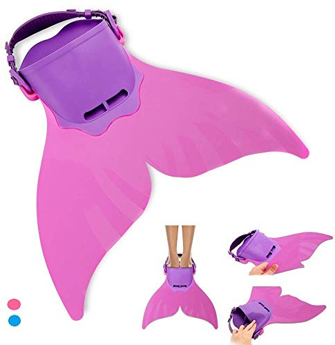 Adjustable Mermaid Swim Fin for Swimming Training Girl ,Boys ,Kids ,Children by AIWANK