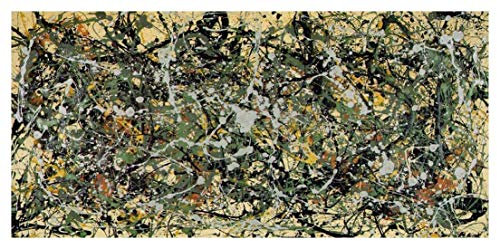 JH Lacrocon Gemälde Handgemalt 8 Anzahl 1949 von Jackson Pollock - 200X95 cm Abstrakt Leinwand Bilder Gerollte Reproduktionen Kunst Poster