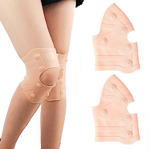 JKSM Ginocchiera impermeabile ultra sottile in silicone, ginocchiere per alleviare il dolore alle articolazioni del ginocchio, ginocchiere per dolore al ginocchio