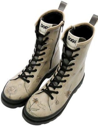 DOGO Gisele - There is Always Hope - Vegane Damen Boots Frauen Stiefelette -Bunte und Comfort Stiefel 41