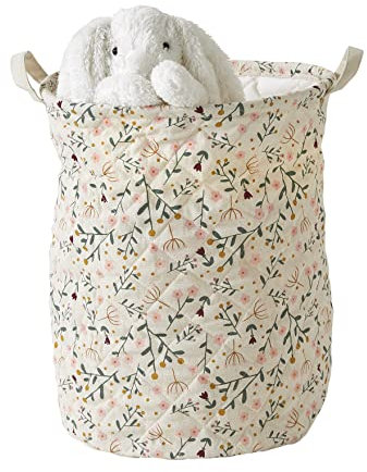 VERTBAUDET Gesteppter Korb mit Blumenmuster