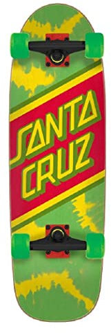 Santa Cruz Skateboards Rasta Tie Dye Street Skate Cruzer, 22,3 x 73,8 cm