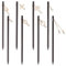 PH PandaHall Bâton de cheveux rétro, 8pcs Épingles à cheveux en bois chinois Baguettes à cheveux avec perles nacrées Fourchette à cheveux longs simple Porte-chignons décoratifs pour femmes