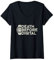 Damen Death Before Digitales Geschenk – lustige automatische Tauchuhr T-Shirt mit V-Ausschnitt