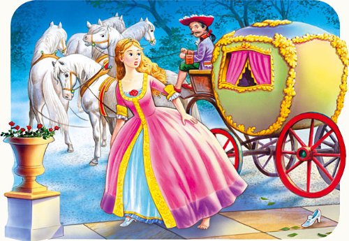 alles-meine.de GmbH Puzzle 30 Teile - Aschenputtel/Aschenbrödel - Märchen Brüder Grimm - Kinderpuzzle für Kinder - Märchenpuzzle