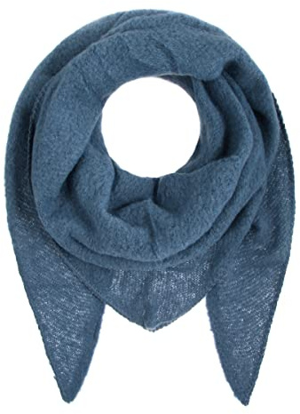 Majea Damenschal Winterschal Strickschal Damen Schal (880042) (blau 17)