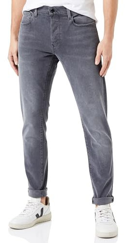 G-Star Men's 3301 Slim Fit Jeans, Grey (faded blade 51001-C910-C778), 38W / 36L