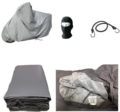 Compatible con Malaguti Grizzly 12 pulgadas RCX 50 lona cubierta afelpada 100% impermeable anti grand 250 G tapa XL para moto MaxiscoTER y Maximoto 246 x 105 x 127