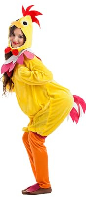 Kimokawaii Disfraz de Gallina Adulta T-XXL