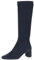 CAPRICE Stivali Lunghi da Donna Flat 9-25547-41, Altezza Ginocchio, Navy Patent, 40 EU