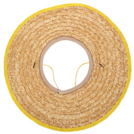 UPKOCH Schutzhelm Mit Voller Krempe Schutzhelmschirm Mit Voller Krempe Atmungsaktive Gesichtsmaske Helm Sonnenschutz Bauhut- Strand Stroh Sonnenblende