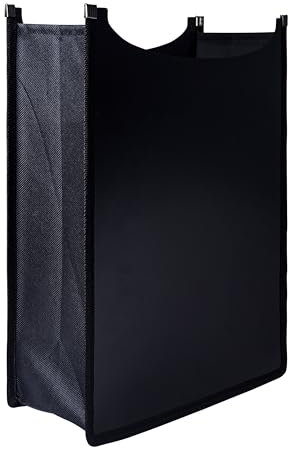 D.RECT Heftbox A4 Schulranzen, oben offen, Kinder Schulheftbox aus Plastik für Schnellhefter, Bücher, Schulhefte, Blöcke und Unterlagen, stabile Heftmappe für den Rucksack, Schwarz