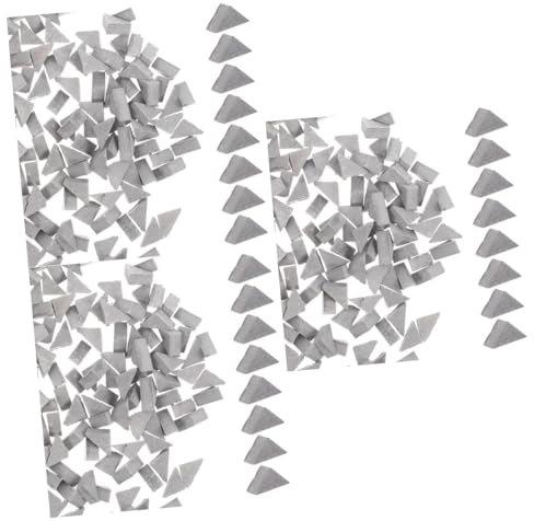 HEMOTON 600stücke Miniatur Ziegelsteine Im Dreiecksformat Für Mikrolandschaften -bausätze Für Miniatur- Kreative Dekorationen Im Maßstab