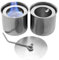 ZHIYUQL Bioethanol Brennertopf 5er Set, Edelstahl Ethanol Brenner mit Deckel Ohne Brenngel zu Brennkammer für Tischkamin