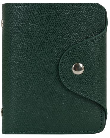 GERIINEER Porta carte di credito in pelle PU da uomo da donna - 40 slots