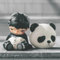 POP MART Hirono Doll Panda Figure Figuren Anime Actionfiguren Sammelfiguren Sammler Kunstspielzeug Spielzeug Figuren Geschenk 1Piece