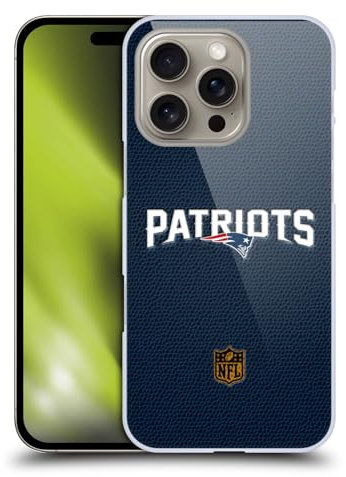 Head Case Designs Offiziell Zugelassen NFL Unschärfe New England Patriots Logo Harte Rueckseiten Handyhülle Hülle Huelle kompatibel mit Apple Apple iPhone 16 Pro