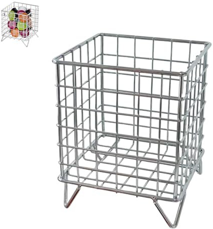 Coffee Pod Holder,Square Wire K Cup Holder Espresso Pod Organizer, Metal Coffee Pod Storage Basket for Kitchen, Pantry, Office, Cafe, Coffee Bar Accessories, Coffee Table Organiser