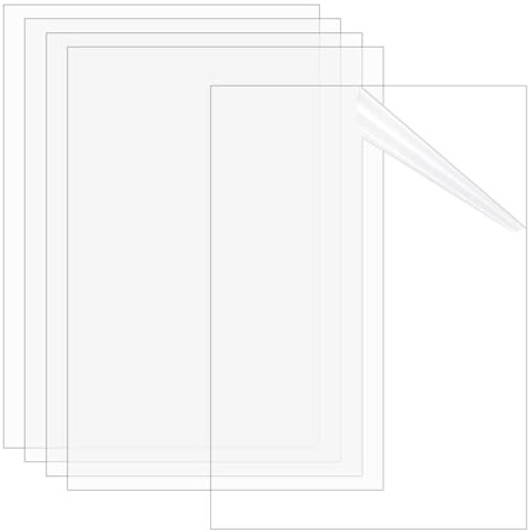 AHANDMAKER 11 Stück Acrylglas Platten 29x21x0.5 cm Acrylplatten Durchsichtige Plastikfolie Dünne Kunststoffplatte Bruchfeste Hartplastikplatten Für DIY Bastelarbeiten Poster Bilderrahmen