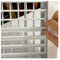 Cubierta de ventilación metálica rectangular, Rejilla de ventilación con hoja ajustable, rejilla de ventilación de aluminio con rejilla de malla transpirable for armario, zapatero, estanterías(20 x 20