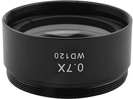 Cpolebev WD120 0,7X Trinokulares Stereo Mikroskop Vorsatz Objektiv Barlow Objektiv 48 Mm Gewinde