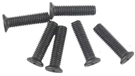 Bohrfutter-Schrauben, M5, M6, 22 mm, Linksgewinde, Metallbefestigung, Hardware, Bohrfutter-Adapter, Komponenten, Elektrowerkzeug, Ersatzteile, Werkstatt, Reparaturzugriff, 6 Stück (M6 x 22 mm)
