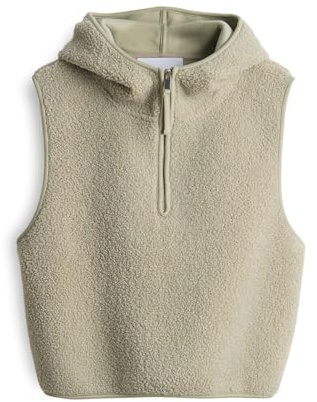 OPUS Damen Poncho/Cape | AKAPU flauschiges Cape aus Teddyfell soft matcha, 0