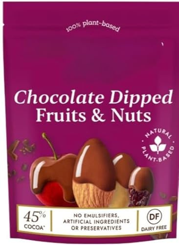 Chocolate Dipped Fruit And Nuts 90g (Pack of 2) A symphony of flavors Delicious And Tasty For All Occasions