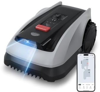 ECOVACS GOAT O600 RTK Robot Tagliaerba Senza Filo, 600 m², Care Kit | RTK + Vision, Mappatura Automatica, Ostacoli AI, Pendenze 45%, Passaggi da 0,7 m e Controllo App
