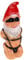 Gartenzwerg Sklave aus bruchfestem PVC Zwerg Made in Germany Figur