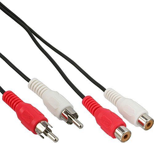 InLine Extensión RCA – 2 conectores RCA – macho/hembra – 20 m