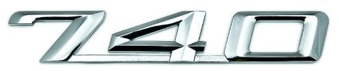 BMW Genuine Rear Emblem 740 Adhered Badge Logo Fits E32 E38 51148139836