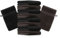 Betz 10 Stück Waschhandschuhe Premium 100% Baumwolle Waschlappen Set 16x21 cm Farbe Dunkelbraun und schwarz