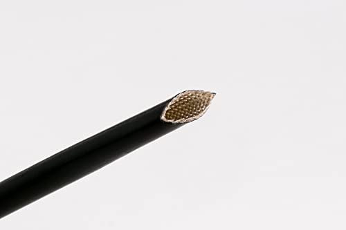 Guaina Isolante in Fibra di Vetro e Silicone, diametro 4 mm, colore Nero, Alte Temperature 260° C, Isolamento Elettrico 1500V, 10 Metri