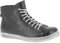 Andrea Conti Damen High Top Sneaker, schwarz/weiß, 36 EU