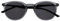 OPULIZE Met Lunettes de Lecture Solaire Monture Ronde et Mince Charnières à Ressort Verres Teintés Anti-Rayures Gris Transparente Hommes Femmes S60-7 +1.00