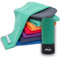 Mikrofaser Handtuch Set - für Sauna, Fitness, Sport I Strandtuch, Sporthandtuch I Grün_Brush M: 110x50