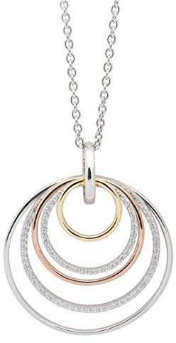 NANA KAY Swinging Silver Halskette Bride Tricolor 45 cm ST1587