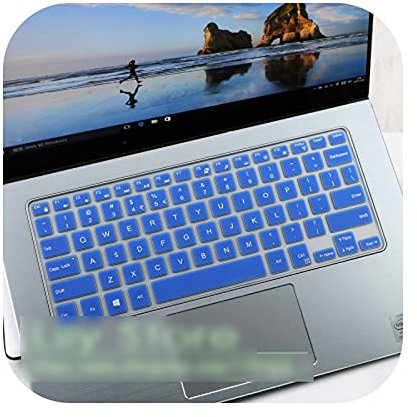Keyboard cover Silicone Keyboard Cover for Dell Xps 13-9343 9350 9360 7347 7348 7352 7353 7359 13Wd 13Br/BD Xps13 9343 2017-Blue