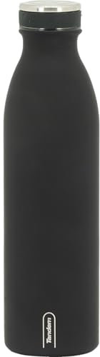 TANDEM - Botella Agua Acero Inoxidable 750ML - Negra, Botella Térmica para Adultos Unisex - Termo Agua Fría y Caliente