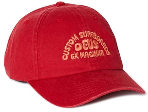 Deus Locations Dad Cap - Jester Red