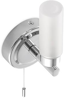 Lindby Wandleuchte, Wandlampe Bad Vinza (spritzwassergeschützt (Modern) in Chrom aus Metall (1 flammig G9) - Wandleuchten Spiegelleuchte Badezimmer Wandbeleuchtung Wohnzimmerleuchte