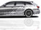 Finest Folia XXL Autoaufkleber Mosaik 2er Set je 60x200cm geometrisches Design Auto Seite Motorrad Bus Sticker Kfz Zubehör Broken Glass Camouflage Tuning Dekor KX074 (Silber)