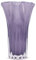 Geblasene Glasvase, einzigartige Weithalsvase, violette Vase, Heimdekoration für Zuhause, Wohnzimmer, Küche, Hochzeit, Esstisch, Büro, Mitteltisch mit Blumen (M-Lila)