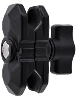 iSaddle Aluminum Double Socket Arm Compatible with RAM Mounts 1 / 25mm / B Size Ball Components - Short Socket Arm for All Bike Motorcycle Phone Mount Holder with 1 inch Ball Adapter (Short)