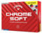 Callaway Golf Chrome Soft Golfbälle (Version 2024, True Track, Gelb)