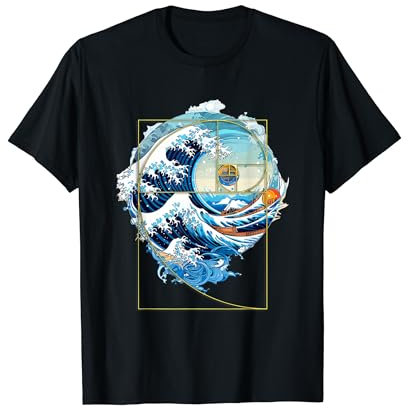 Fibonacci Sequenz Fibonacci Welle Fibonacci Spirale Fibonacci T-Shirt