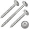 Tellerkopfschrauben mit Torx-Antrieb (TX) | Edelstahl A2/V2A | verstärkter Kopf + Cut-Spitze | mit ETA-Zulassung | Teilgewinde | Holzbauschrauben | Konstruktionsschrauben (4 x 40 mm, 10 Stück)