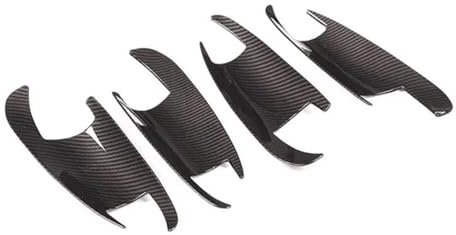 TRFBD Ersetzen Sie Links rechts Auto Außentür Griff Bowl Abdeckung Trim Zubehör Für Benz B C E GLK ML CLA Klasse W166 W117 X204 w204 W212 W246 (Color : Carbon)